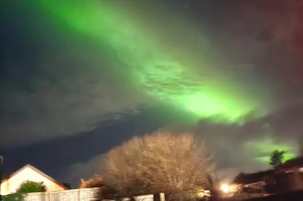 People share stunning photos of the Northern Lights over Wales