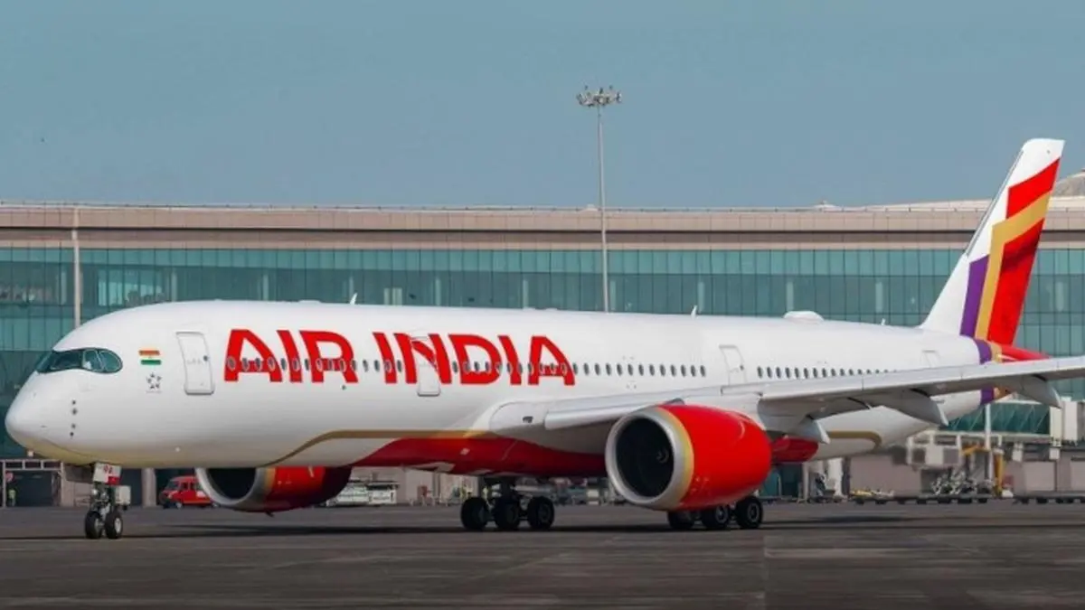 Container sucked into engine of Air India A350 aircraft as it taxies to bay at Delhi airport