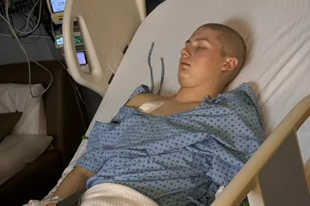 Teen travelled across the world to save his life - months later he's back playing football