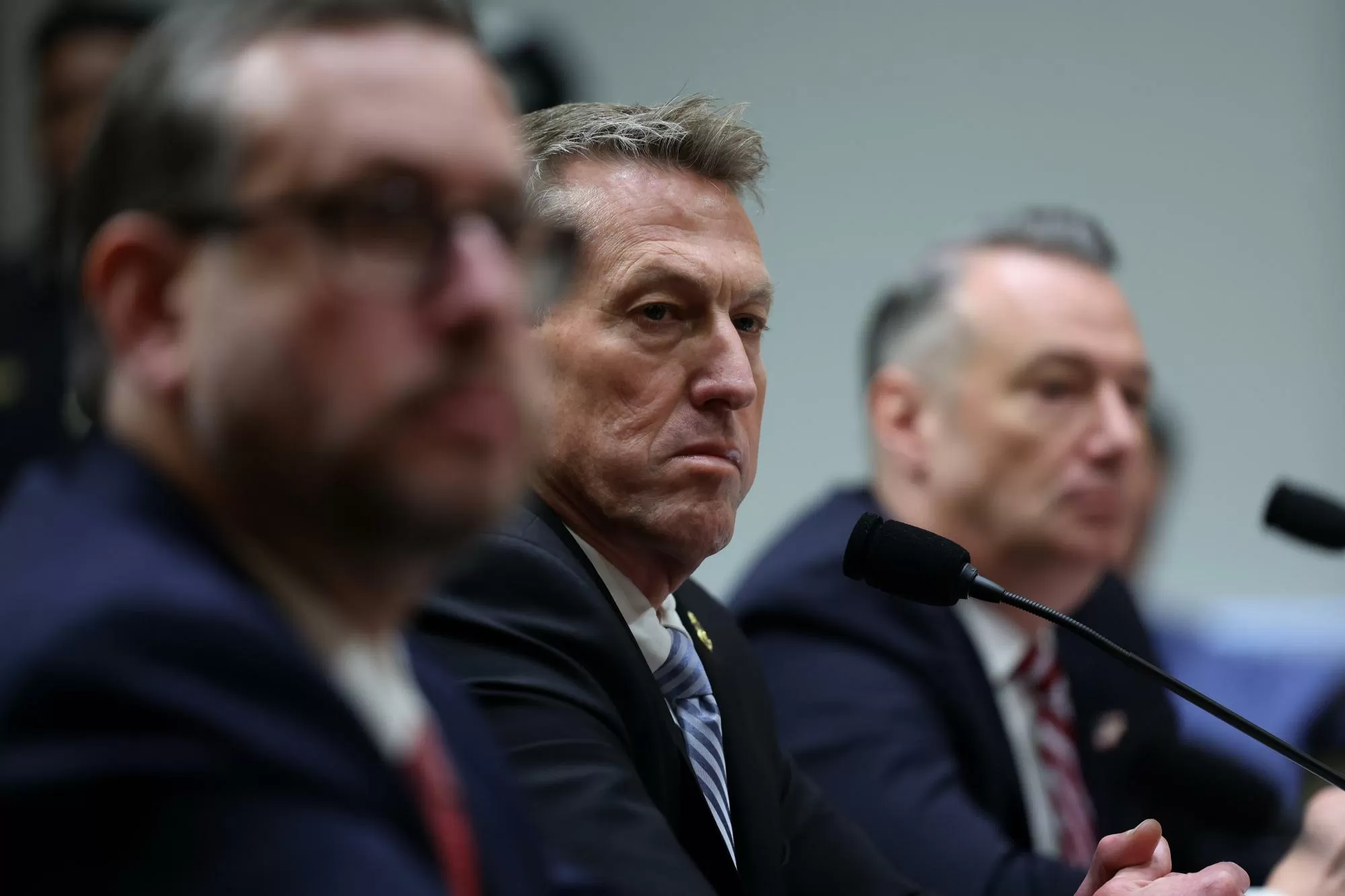 Trump immigration officials shown video of Minneapolis protester’s death in tense Senate hearing