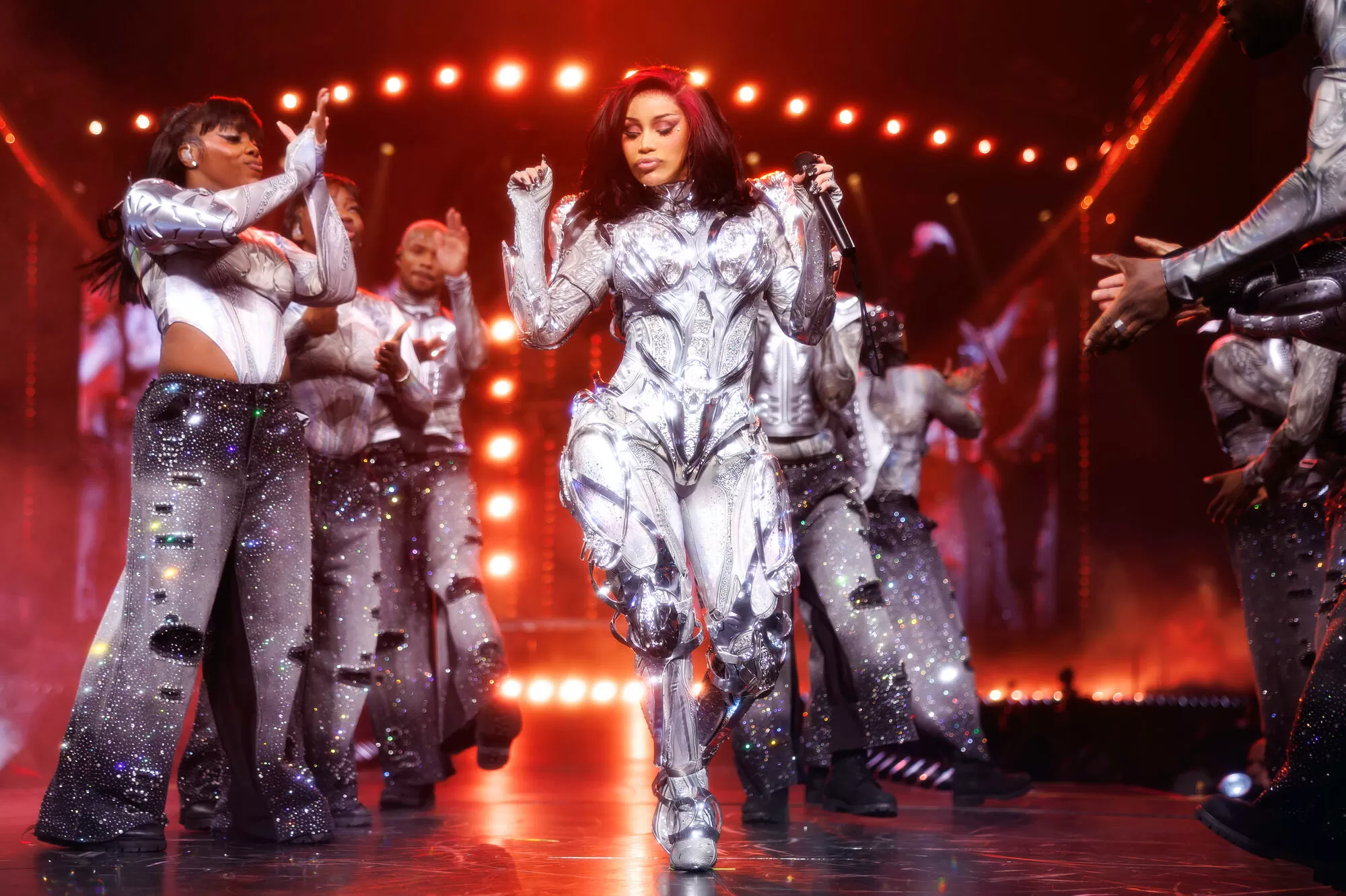 Watch Cardi B Give Miley Cyrus’ ‘Party in the U.S.A.’ a Raunchy New Twist on Little Miss Drama Tour