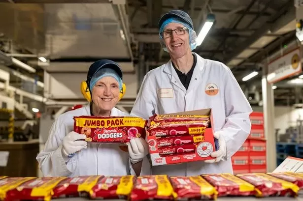 Love, life and free biscuits every day at Wales' Jammie Dodgers factory