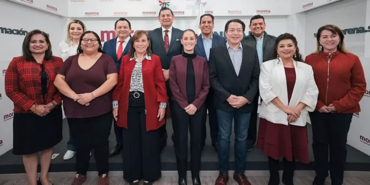 Claudia Sheinbaum convenes with Morena candidates and CATEM members: “We are witnessing significant moments.”
