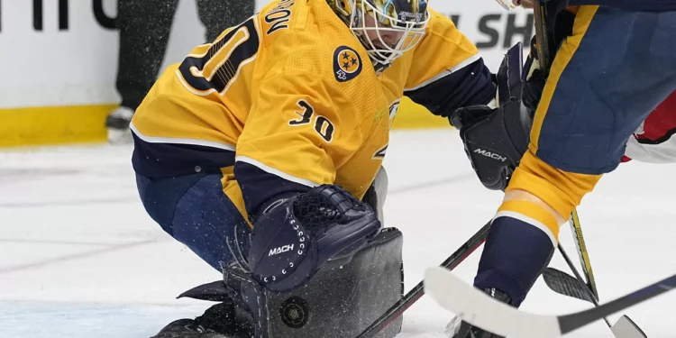 Sharks’ prized young goalie injured as training camp opens