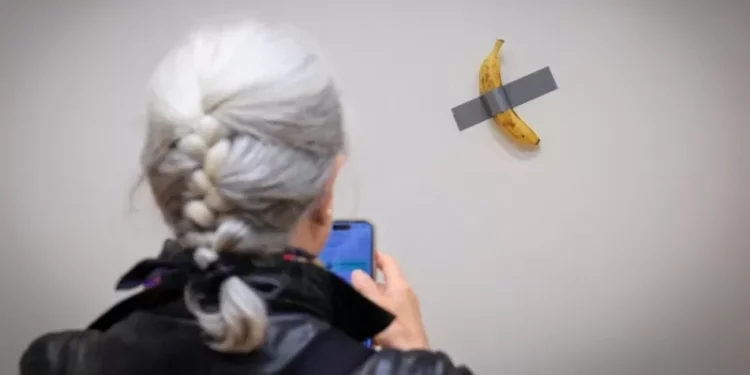 Duct-taped banana goes for $6.2 million in Sotheby’s art auction