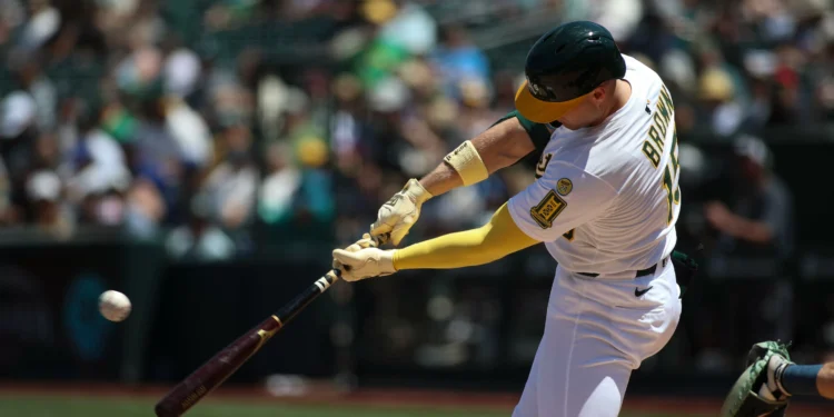 A’s DFA Brown, call up 5 players amid 9-game losing streak in first Sacramento season