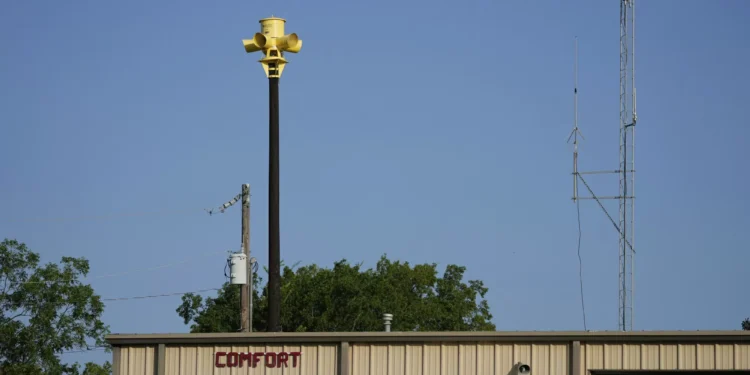 Small Texas town where everyone survived flood has sirens