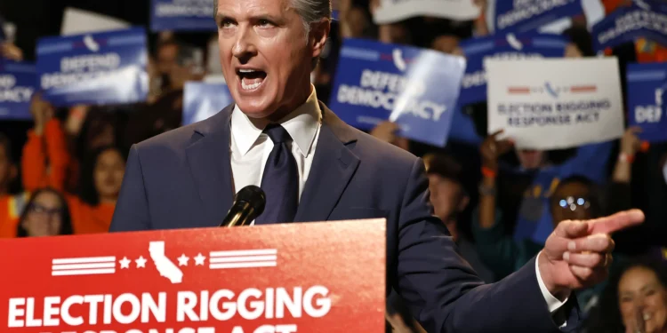 Armed Border Patrol outside Newsom event as he reveals gerrymander gambit, while deep-pocketed foes take aim at plan