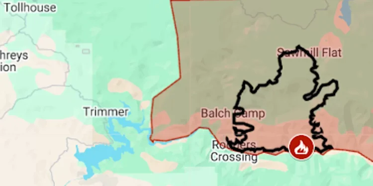 Map: Garnet Fire evacuation zone still expanding after a week