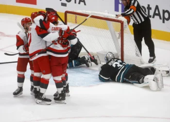 San Jose Sharks, with rookies in tow, no match for Carolina Hurricanes