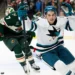Celebrini’s overtime goal leads Sharks to crazy win over Minnesota Wild