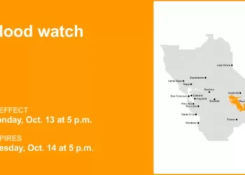 Flood watch affecting Yosemite Monday and Tuesday due to significant rain