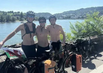 Three friends are cycling 6,000 miles from Wales to Thailand for a brilliant reason