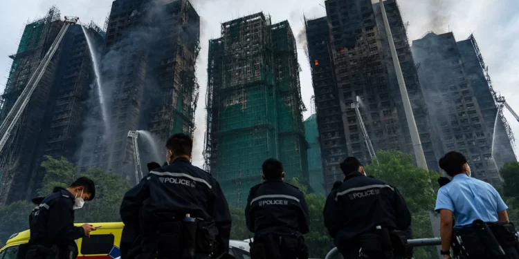 Hong Kong high-rise fire update: death toll, arrests, suspected cause