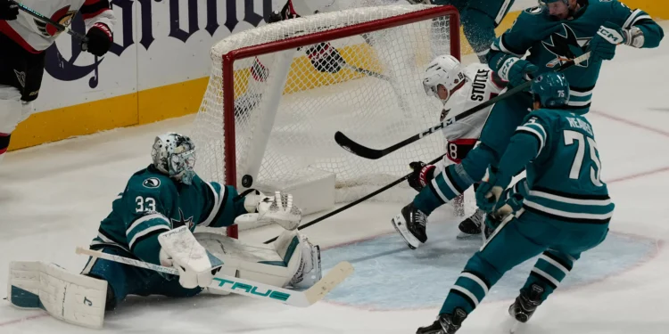 Sharks’ Klingberg takes a seat after miscue; Will roster spot be available for young center?