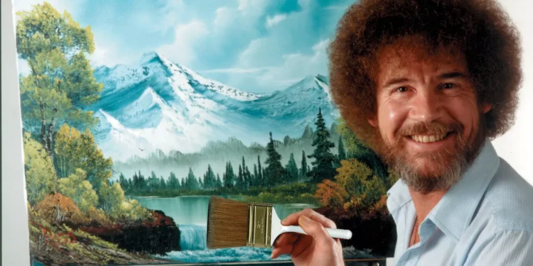 A happy circumstance: Bob Ross paintings sell for more than $600K to help public TV stations