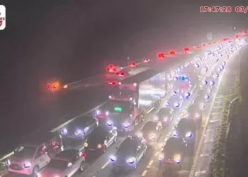 Multi-vehicle crash brought M4 to complete halt with debris scattered over motorway