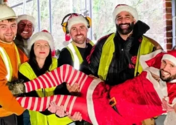 Construction workers come together to release Band Aid parody to support those in need