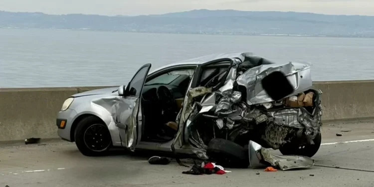 Fatal crash closes all westbound lanes of San Mateo Bridge