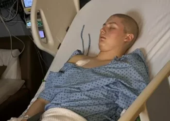 Teen travelled across the world to save his life – months later he’s back playing football