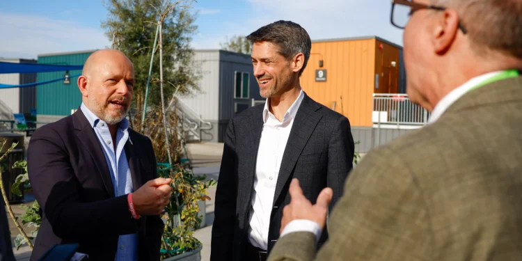 San Jose Mayor Matt Mahan hosts governor candidate Republican Steve Hilton as he mulls his own bid for higher office