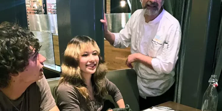 Alysa Liu drops by Italian restaurant in the Bay Area, reveals cake secret