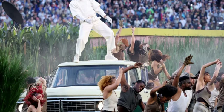 Bad Bunny Delivers ‘Together We Are America’ Message During Halftime Show Starring Lady Gaga, Ricky Martin & More