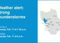 Thunderstorms with pea-sized hail in Northern California Tuesday — gusts up to 40 mph